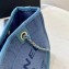 Chanel Striped Deauville Small Shopping Bag A66939 Blue 2020