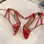 Jimmy Choo Heel 10cm TESCA Sandals Patent Red 2020
