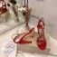Jimmy Choo Heel 10cm TESCA Sandals Patent Red 2020