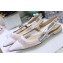 Dior J'Adior Slingback Plumetis Ballet Flats White 2020
