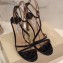 Jimmy Choo Heel 10cm TESCA Sandals Patent Black 2020