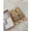 Dior Granville Oblique Embroidered Cotton Espadrilles Slipper Sandals Beige 2020