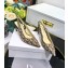 Dior Heel 6cm Strassy-D Slingback Pumps Oblique Canvas Coffee 2020