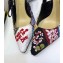Dior Heel 9.5cm Sweet-D Slingback Pumps Embroidered and Beaded Patchwork 2020
