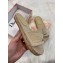 Dior Granville Oblique Embroidered Cotton Espadrilles Slipper Sandals Beige 2020