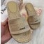 Dior Granville Oblique Embroidered Cotton Espadrilles Slipper Sandals Beige 2020
