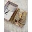 Dior Granville Oblique Embroidered Cotton Espadrilles Slipper Sandals Beige 2020