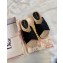 Dior Granville Embroidered Cotton Espadrilles Mules Slipper Sandals Black 2020
