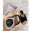 Dior Granville Embroidered Cotton Espadrilles Mules Slipper Sandals Black 2020