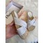 Dior Granville Embroidered Cotton Espadrilles Mules Slipper Sandals White 2020
