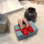 Prada Heel 7cm Patent Leather Triangle Logo Mules Patent Red 2020