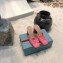 Prada Heel 7cm Patent Leather Triangle Logo Mules Patent Pink 2020