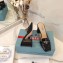 Prada Heel 7cm Patent Leather Triangle Logo Mules Patent Black 2020