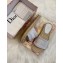 Dior Granville Oblique Embroidered Cotton Espadrilles Slipper Sandals White 2020