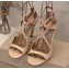 Jimmy Choo Heel 10cm LANG/LANCE Sandals Patent Nude 2020