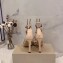 Jimmy Choo Heel 10cm LANG/LANCE Sandals Patent Nude 2020