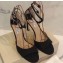 Jimmy Choo Heel 10cm EMSY Sandals Glitter Black 2020