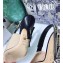 Dior Heel 9.5cm J'Adior Embroidered Slingback Pumps Beige 2020