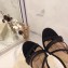 Jimmy Choo Heel 10cm TESCA Sandals Glitter Black 2020