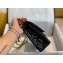 Chanel Bi-color Classic Flap Medium Bag in Patent Calfskin Navy Blue/Black/Gold