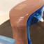 Amina Muaddi Heel 10cm Begum Glass Slingback Pumps Blue PVC