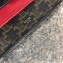 Celine Triomphe Canvas Wallet on Strap Bag Red 2020