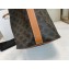 Celine Triomphe Canvas Medium Drawstring Bucket Bag Brown 2020