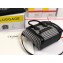 Celine Nano Luggage Bag in Houndstooth and Natural Calfskin Black 2020