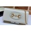 Gucci 1955 Horsebit Clutch with Chain Mini Bag 621888 Leather White 2020
