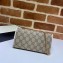 Gucci 1955 Horsebit Clutch with Chain Mini Bag 621888 GG Canvas White 2020