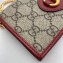 Gucci 1955 Horsebit Wallet with Chain Bag 621892 GG Canvas Red 2020