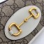 Gucci 1955 Horsebit Wallet with Chain Bag 621892 GG Canvas White 2020