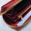 Gucci 1955 Horsebit Zip Around Wallet 621889 GG Canvas Red 2020