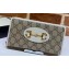 Gucci 1955 Horsebit Zip Around Wallet 621889 GG Canvas White 2020