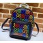 Gucci GG Psychedelic Small Backpack Bag 601296 Black 2020