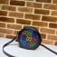 Gucci GG Psychedelic Round Shoulder Bag 603938 Black 2020