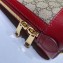 Gucci 1955 Horsebit Small Top Handle Bag 621220 GG Canvas Red 2020