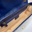 Gucci Diagonal GG Marmont Small Shoulder Bag 443497 White/Blue 2020