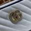 Gucci Diagonal GG Marmont Mini Shoulder Camera Bag 448065 Leather White/Blue 2020