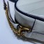 Gucci Diagonal GG Marmont Mini Shoulder Camera Bag 448065 Leather White/Blue 2020
