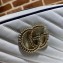 Gucci Diagonal GG Marmont Small Shoulder Camera Bag 447632 Leather White/Blue 2020