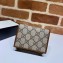 Gucci 1955 Horsebit Card Case Wallet 621887 GG Canvas Brown 2020