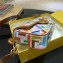 Fendi Multicolor Thread Embroidered FF Medium Baguette Bag Beige Canvas 2020