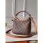 Louis Vuitton Monogram Reverse Canvas Dauphine Mini Hobo Bag M44395 2020