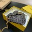 Fendi Jacquard Fabric Interlace Mini Baguette Bag Brown 2020