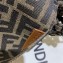 Fendi Jacquard Fabric Interlace Medium Baguette Bag Brown 2020