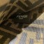 Fendi Jacquard Fabric Interlace Medium Baguette Bag Brown 2020