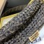Fendi Jacquard Fabric Interlace Medium Baguette Bag Brown 2020