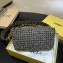 Fendi Jacquard Fabric Interlace Medium Baguette Bag Brown 2020