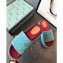 Gucci GG Canvas Platform Slide Sandals 573018 Green 2020